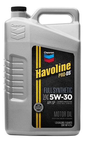 Aceite Para Motor Chevron Havoline Pro-ds 5w-30 Api Sp 4.7 L