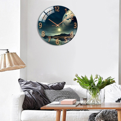Kit Reloj Vintage Universo Retro El Paisaje De La Tierra