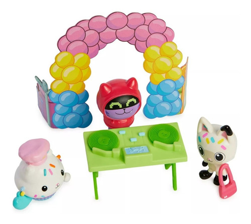 Gabby Dollhouse Set Cumpleaños De Pandy Paws
