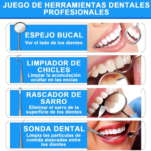 Set Dientes Postizos Temporal Falsos Reparación Dental