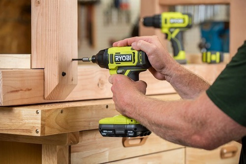 Ryobi, Combo De Taladro Y Llave De Impacto One+, 18v, Verde