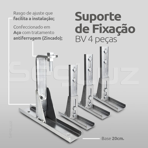 Imagem 3 de 9 de Kit Motor Portão Eletrônico Basculante Jetflex 1/2 + Suporte
