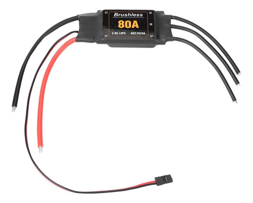 80a Brushless Esc Para Componentes De Peças De Brinquedos