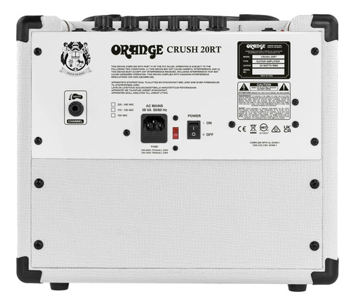 Amplificador De Guitarra Orange Crush 20rt Orianthi 20w Whit