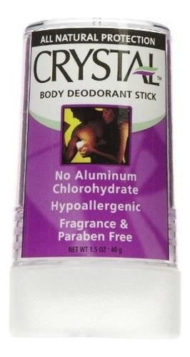 Crystal Body Desodorante Travel Stick, Sin Perfume 1.5