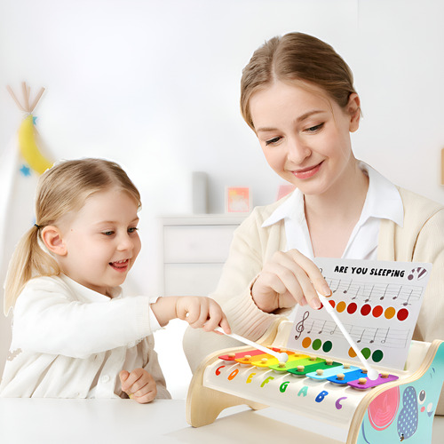 Instrumento Musical Infantil Xilófono De Elefante Didactico