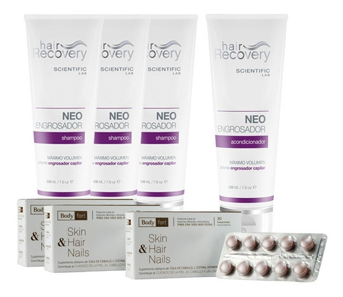 Imagen 1 de 1 de Pack Engrosador Forte Mujer Hair Recovery