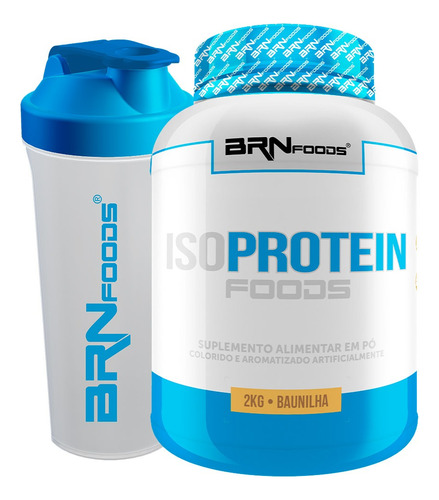 Whey Protein Isoprotein 2kg + Coqueteleira - Brnfoods