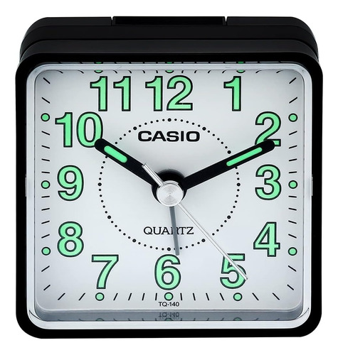 Casio Tq140 Bla Clock Radios Reloj Despertador Para Viajes