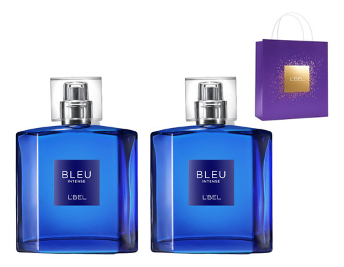 Pack 2 Perfume Bleu Intense + Más Bolsa Regalo L'bel 