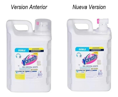 Vanish Quitamanchas Ropa Blanca  Gel Crystal White 9 Litros