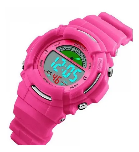 Reloj infantil Skmei Digital 1272 rosa MercadoLibre