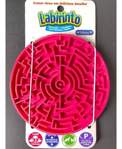 Tapete De Lamber Alimentos Labirinto Pets Tamanho P Com Nf Cor