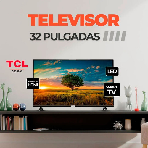 Imagen 5 de 5 de Tv Smart De 32 Pulgadas Hd - Tcl - 32s5200