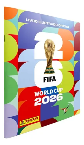 Livro Álbum Copa Do Mundo 2026 Panini Oficial Capa Comum