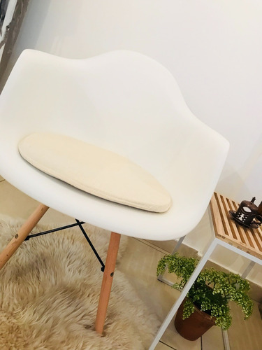 Almohadón Sillon Eames Lienzo Linea Nordica 3cm Espuma