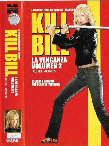 Kill Bill Volume 2 Vhs Quentin Tarantino Uma Thurman