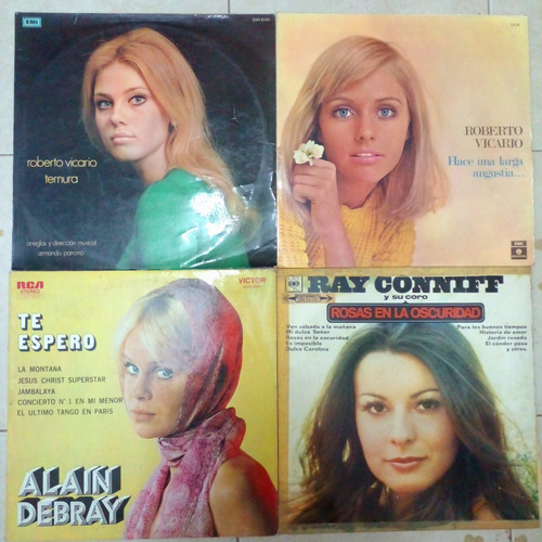 Lote Variado 10 Vinilos Julio Iglesias Debray Vicario Estándar
