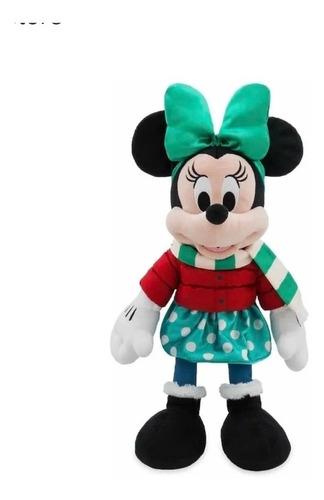 Minnie Mouse Peluche Navideño Navidad 35cm Disney Store