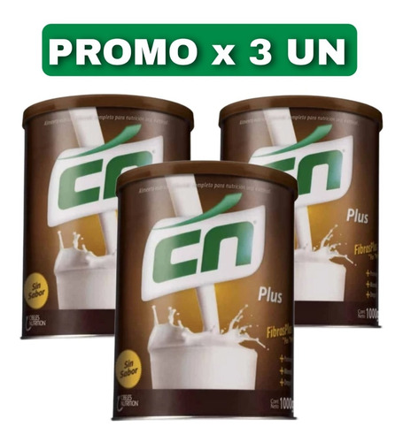 Cn Plus 1 Kilo Complemento Nutricional Promoción X 3 Unds