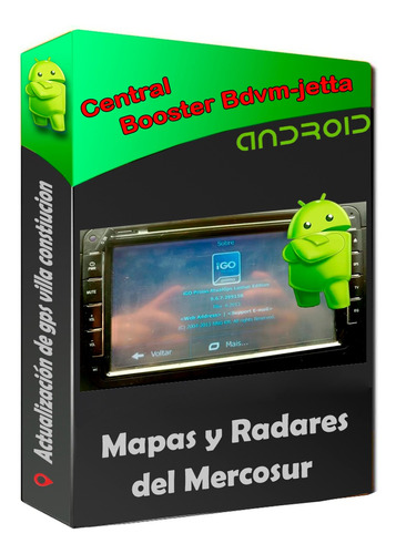 Actualización Gps Booster Bdvm-jetta Android Mapas Mercosur