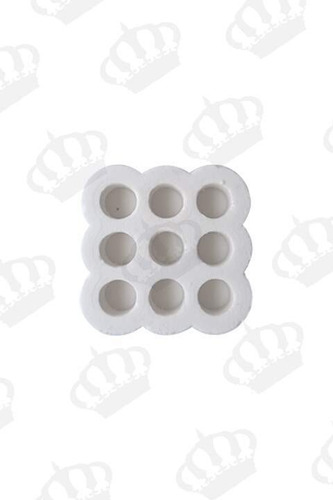Imagem 3 de 6 de Forma De Silicone Kit Olho Grego 9cav. C/ Acetato Ib-579