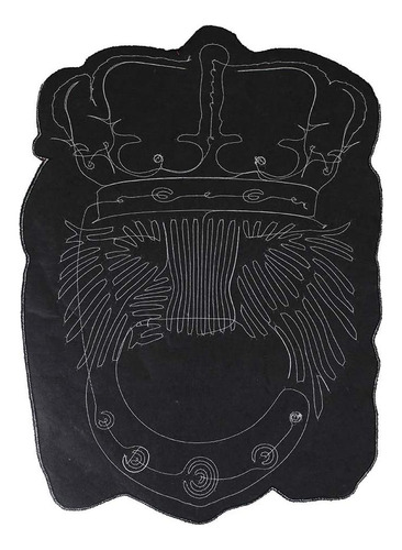 Patch De Cabeza De León Con Corona Real Estilo King Big