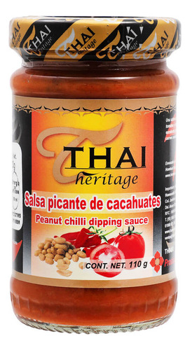 Salsa Picante De Cacahuate Thai Heritage 125 Grs