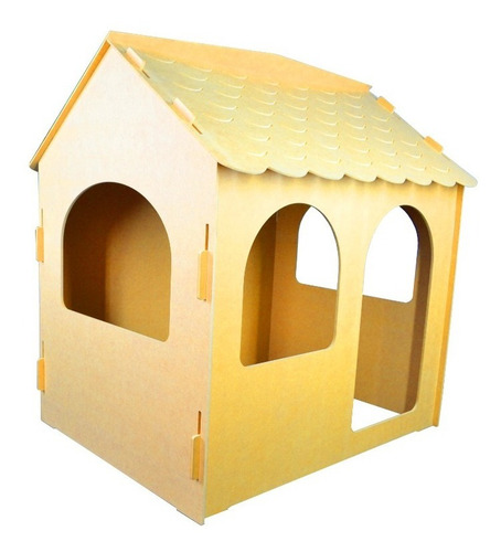 Imagen 4 de 9 de Casita Casa Carpa Infantil Montessori Pikler Madera 90x70cm