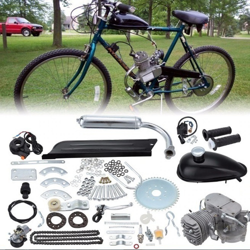 Kit Completo Motor P/ Bicicleta Motorizada 80cc Frete Grátis