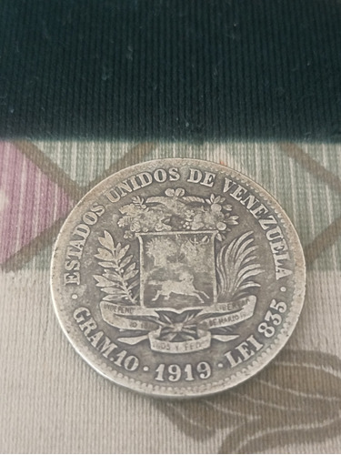 2 Bolívares Plata 1919