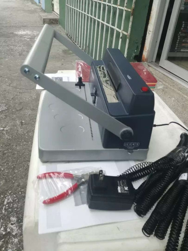 Imagen 2 de 10 de Anilladora A4 Con Rodillo Electrico Para Encuadernacion