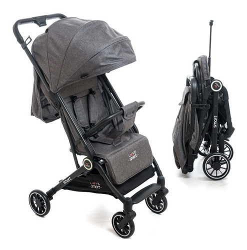 Coche Paseo Love Smart Cama Ultraplegable 1 Mano  Liviano !