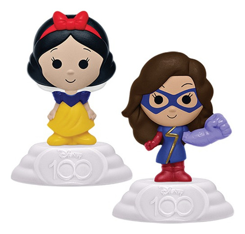 Muñecos Blancanieves Y Ms Marvel Disney 100 Mcdonalds 2023