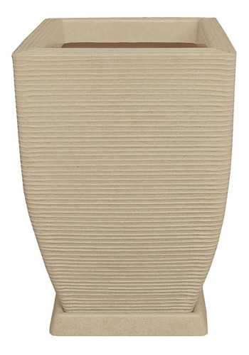 Vaso De Planta Decorativo Polietileno 60x38cm + Prato Areia