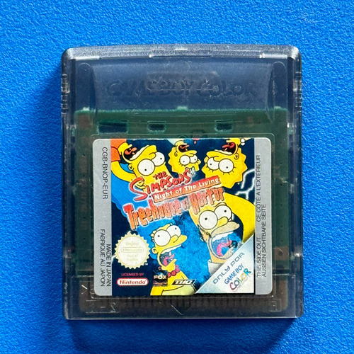The Simpsons Night Of The Living Treehouse Of Horror Gbc