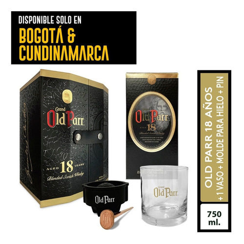 Old Parr 18+ Vaso Y Molde Y Pin - mL a $448