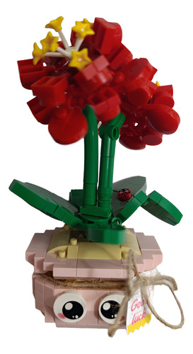 Bloques Para Armar Loz 430 Flor Good Luck