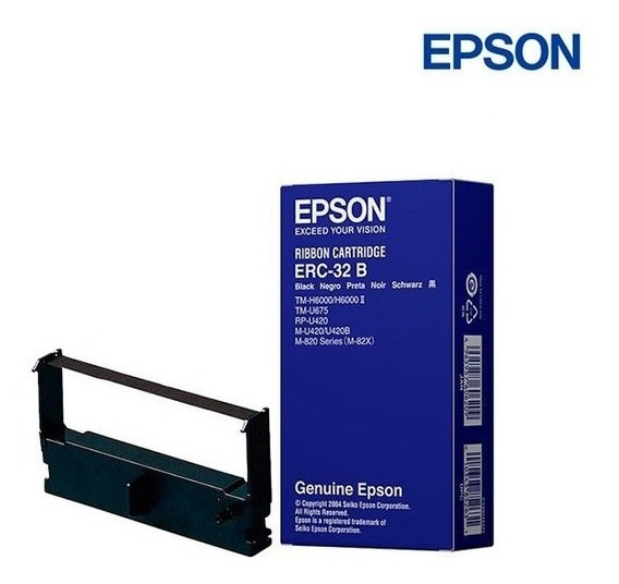 Cinta registradora Epson ERC-32B color negro 