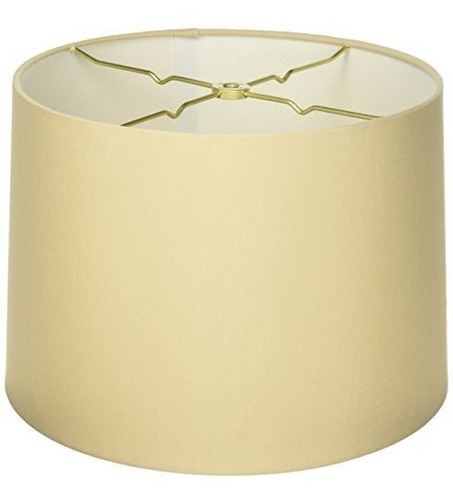 Royal Designs Shallow Drum Hardback Lampara Shade Beige 11 