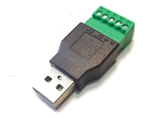 Usb 2.0 Macho Para Armar Bornera Con Tornillos