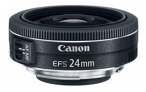 Imagem 1 de 6 de Lente Canon Grande Angular Ef-s 24mm 2.8 Stm Garantia Brasil