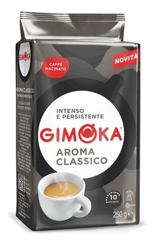 Café Molido Aroma Classico Gimoka Italia Tostado X 250gr