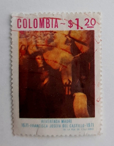 Estampilla: Reverenda Madre Josefa Del Castillo 1971