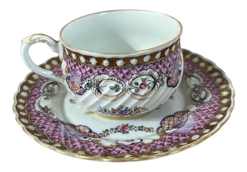 Taza De Coleccion Porcelana Francesa Samson Año 1900