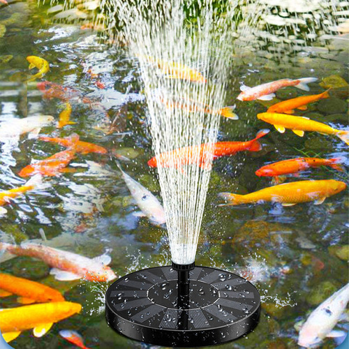 Bomba De Agua Con Fuente Solar Para Jardín, Estanque,cascad*