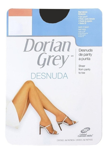 Pantimedias Dorian Grey De Panty Y Punta Pack 2 Piezas