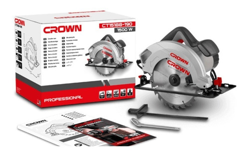 Sierra Circular Profesional 1500w 7-1/4'' Crown Japan Indust