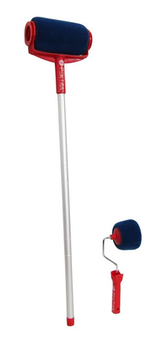 Imagen 3 de 10 de Kit Rodillo Recargable Extensible Pintar Pektra C/accesorios