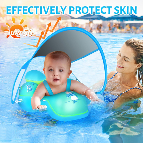 Flotador Para Alberca Laycol Baby Con Toldo De Proteccion...